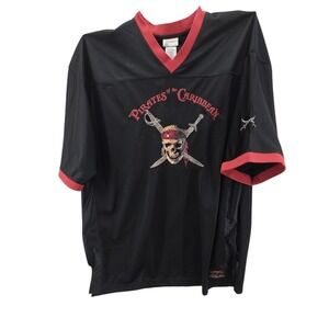 NWT Men's Pirates Of The Caribbean Disney #03 Captain Jack Jersey - Size XXL